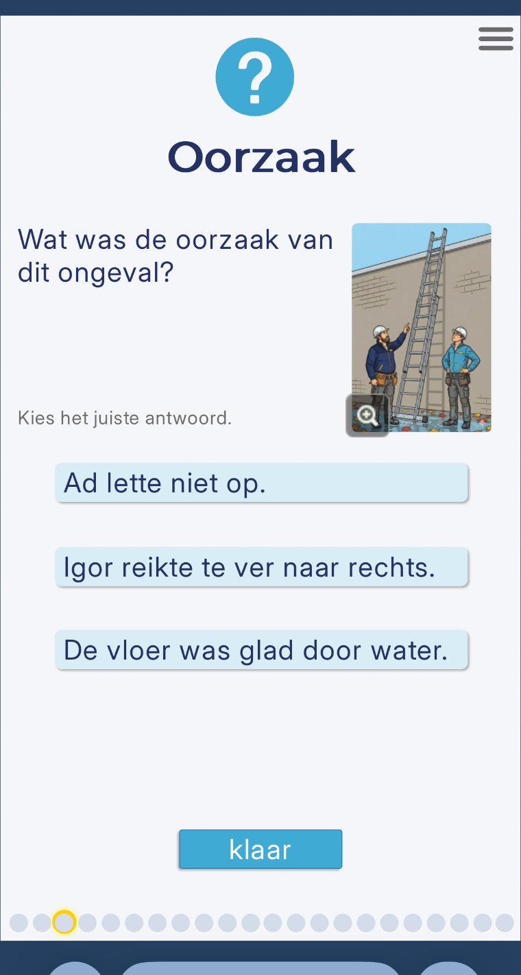 Begripsvraag in ToolboxOnline op de telefoon